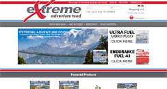 Desktop Screenshot of extremeadventurefood.com